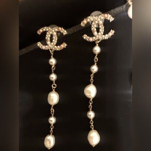 Chanel long earrings